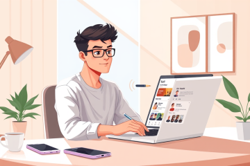 Persona optimizando perfil de citas en oficina moderna con luz natural para mejorar visibilidad y destacar en técnicas de seducción